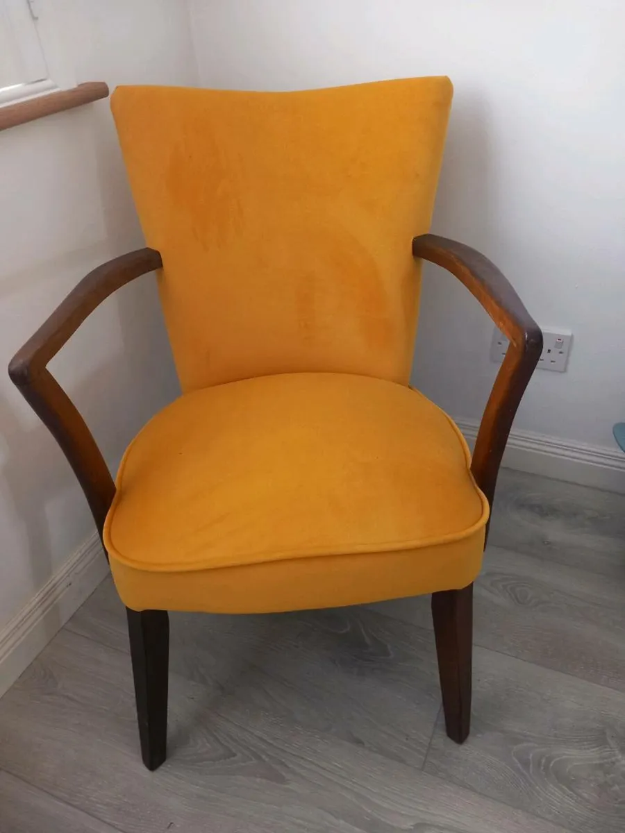Vintage Yellow Armchair - Image 1