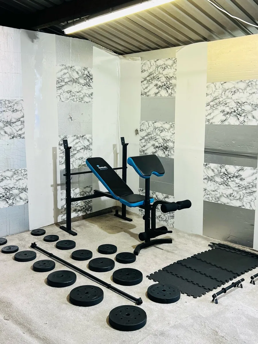 Men’s health active bench 50kg weight barbell dumb - Image 3