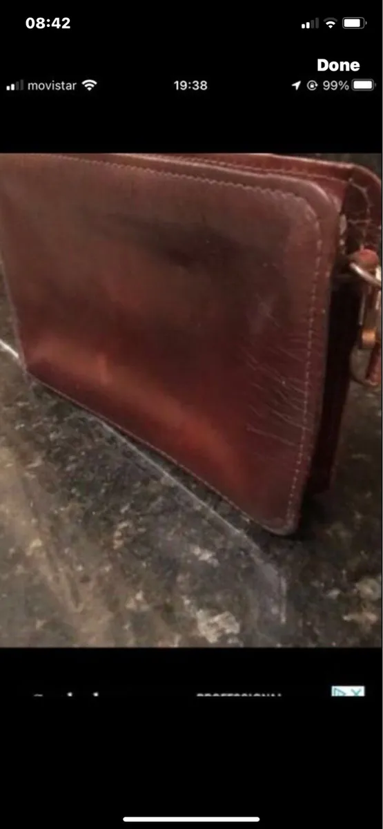 Leather Wrist Bag - Image 3
