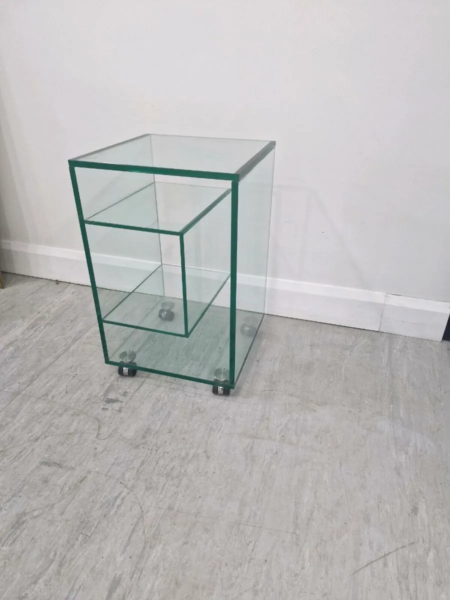 Glass Bedside Lockers - Image 2