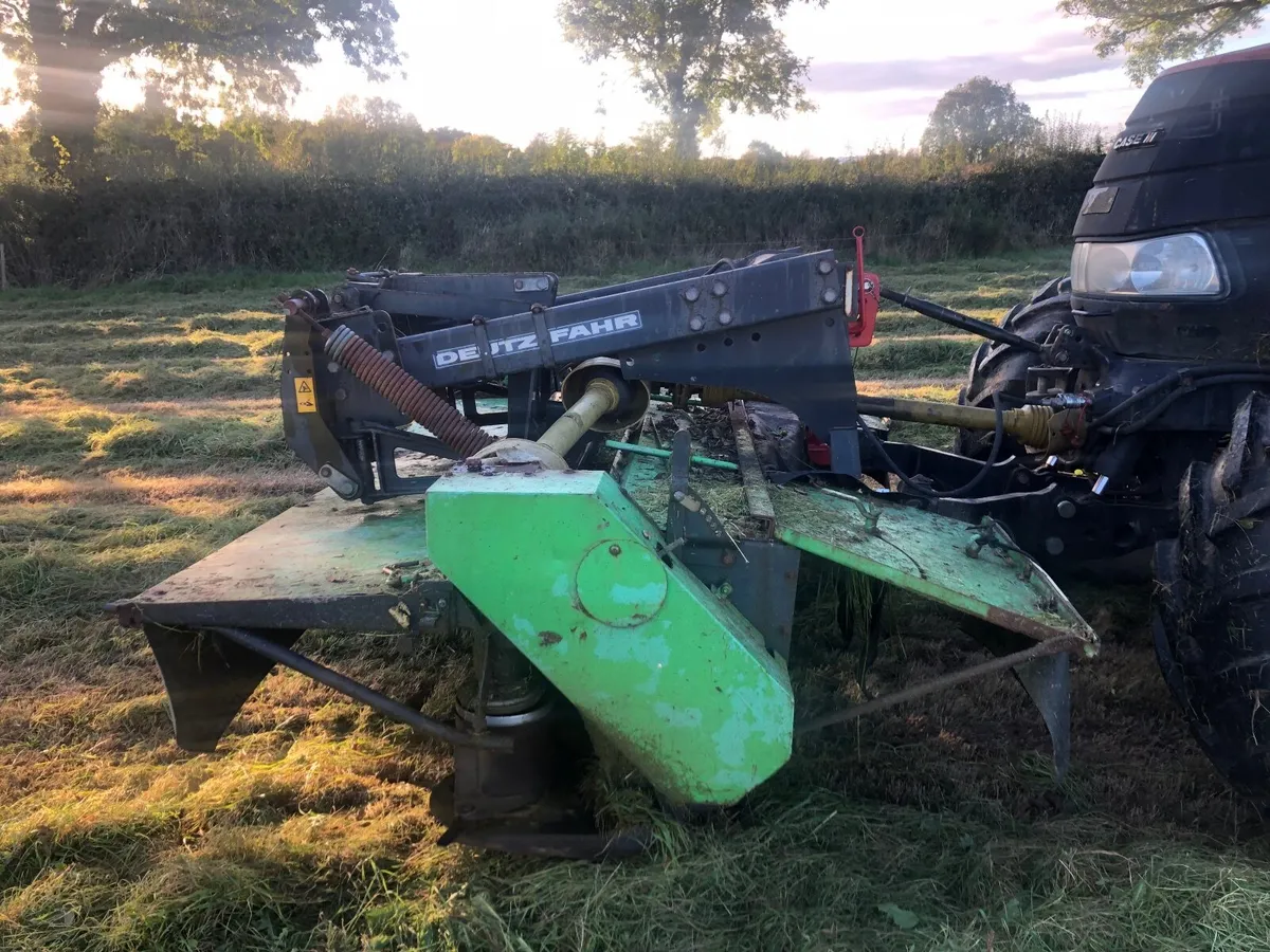 Deutz ten foot front disc mower - Image 4