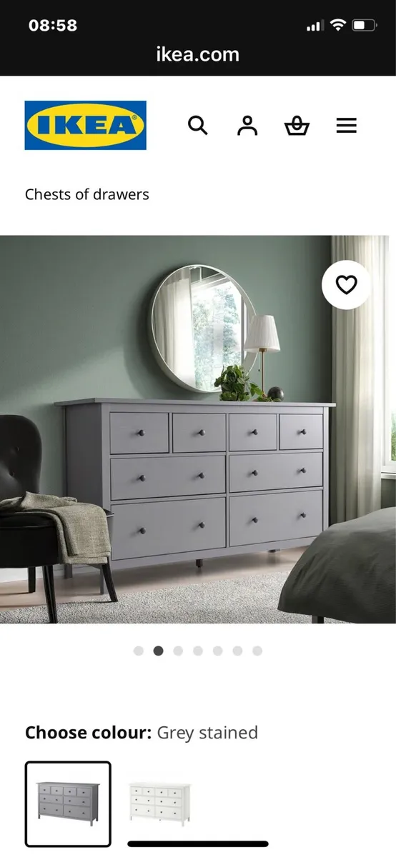 IKEA Hemnes chest of drawers 8 - Image 1
