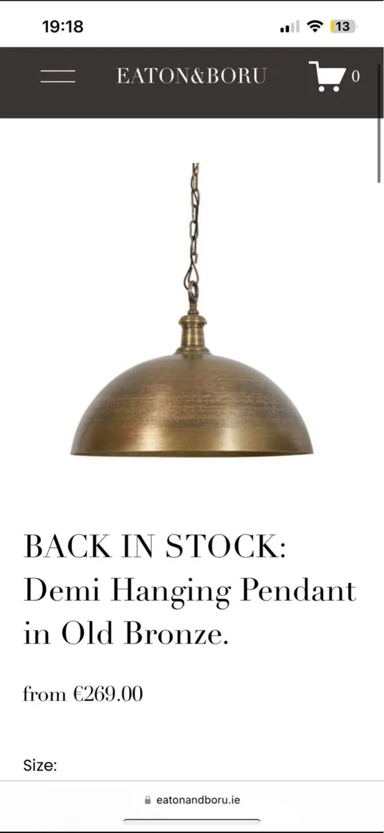 Eaton & Boru Bronze Pendant Lights - Image 3