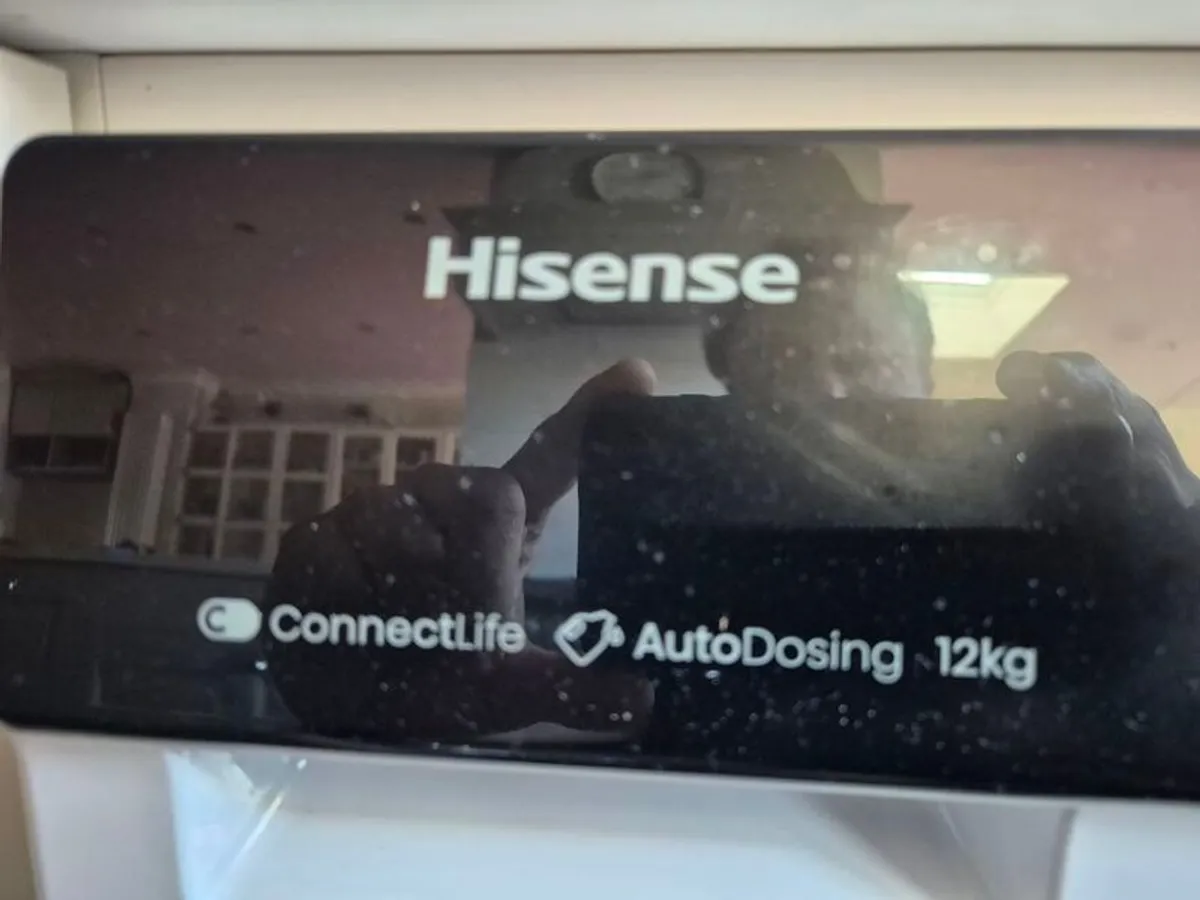 2 weeks old - 12kg HiSense washing machine - Image 2