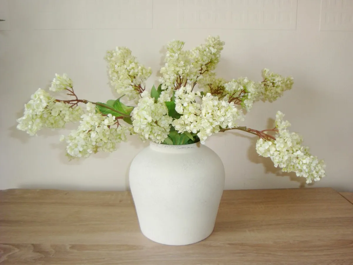 Cream vase H18cm - Image 2