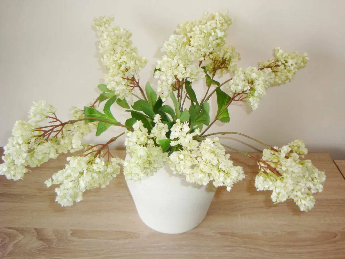 Cream vase H18cm - Image 4