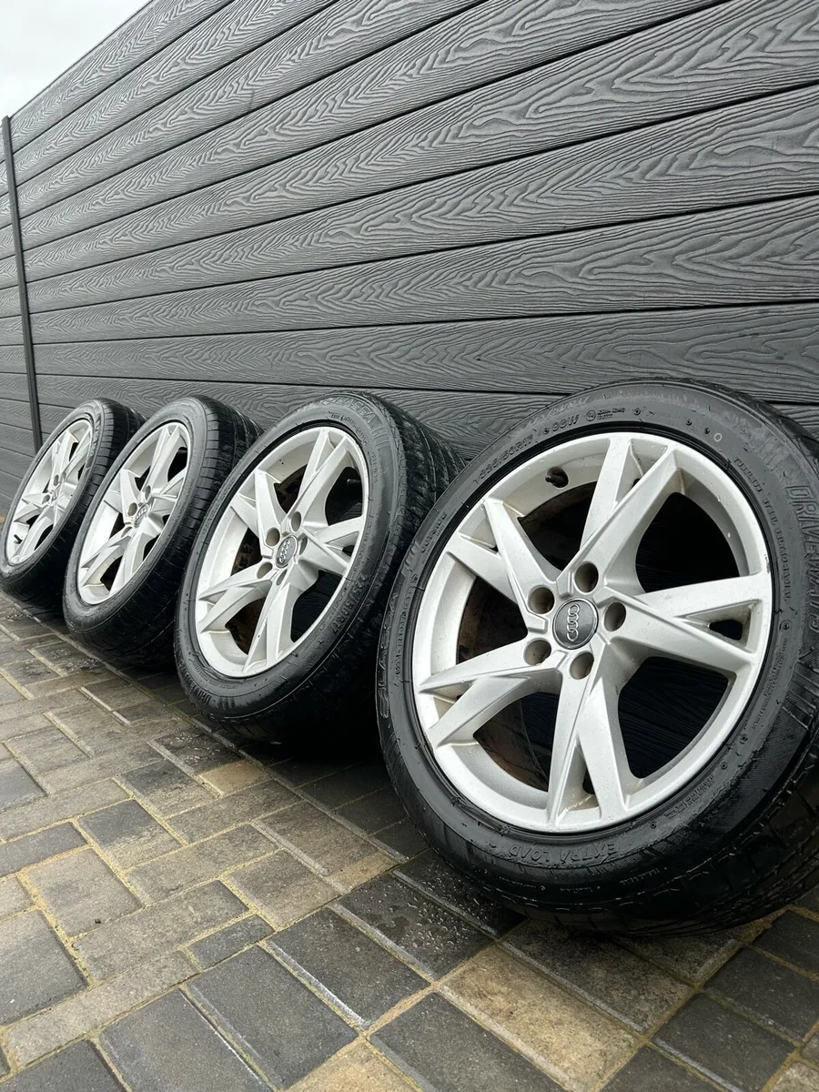 17” GENUINE AUDI A4 TECHNIC ALLOYS & TYRES - Image 1