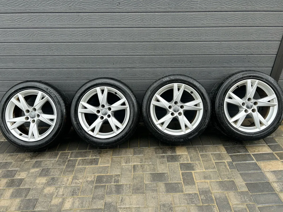 17” GENUINE AUDI A4 TECHNIC ALLOYS & TYRES - Image 2