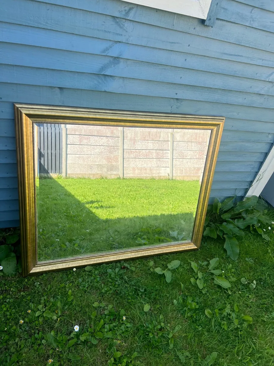 Gold Frame mirror - Image 3