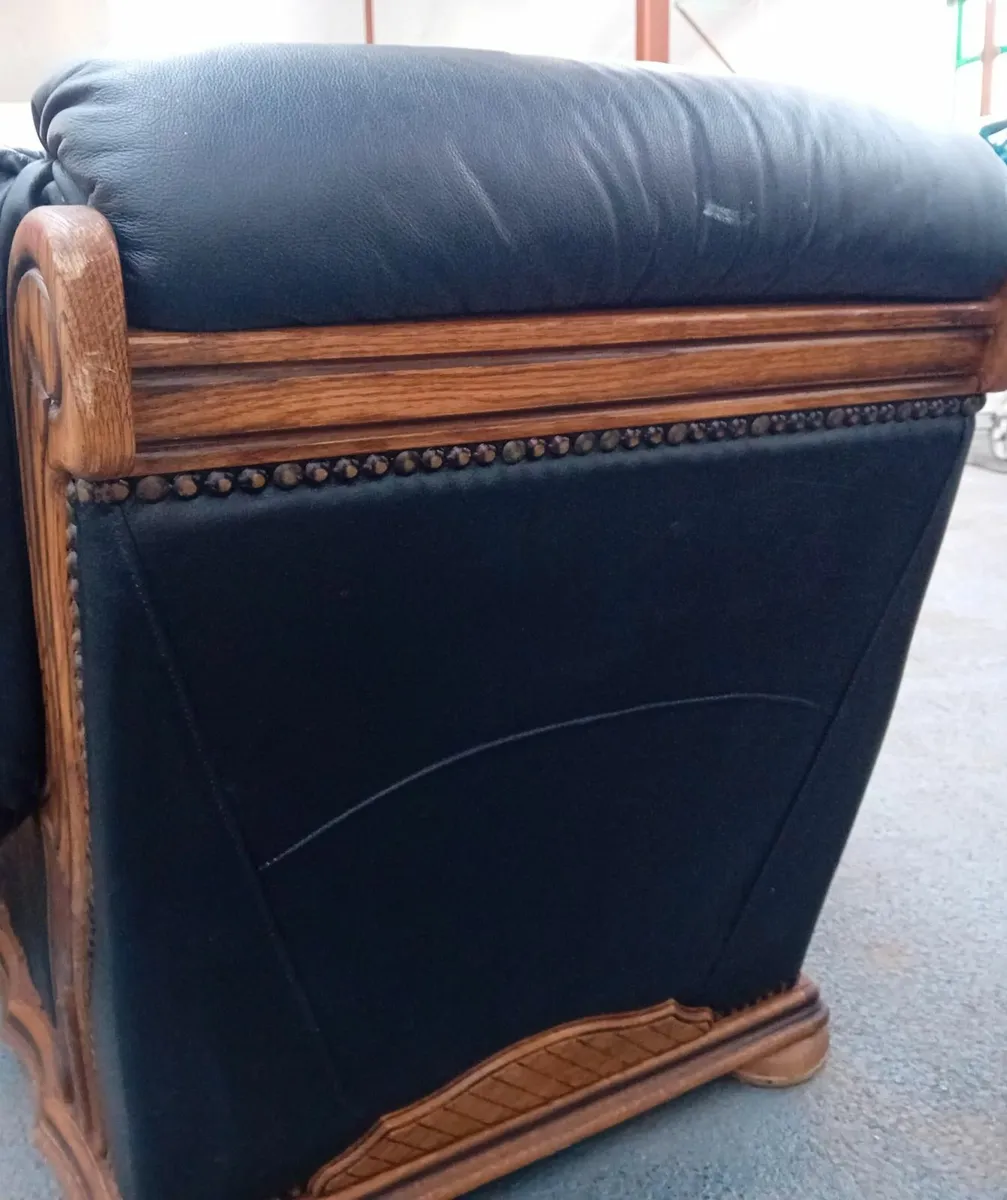 Dutch Leather Armchairs - Image 3