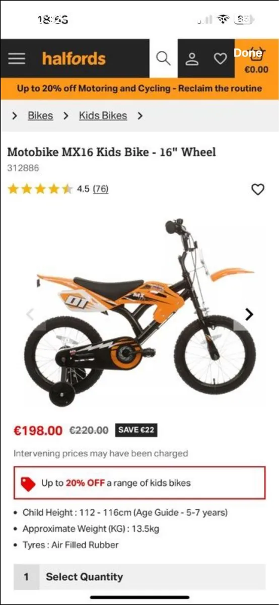 Dirt Bike 16 inch - Image 2