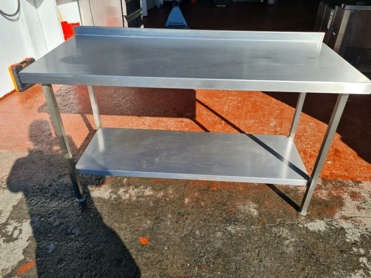1500mm Stainlesss Steel Table - Image 2