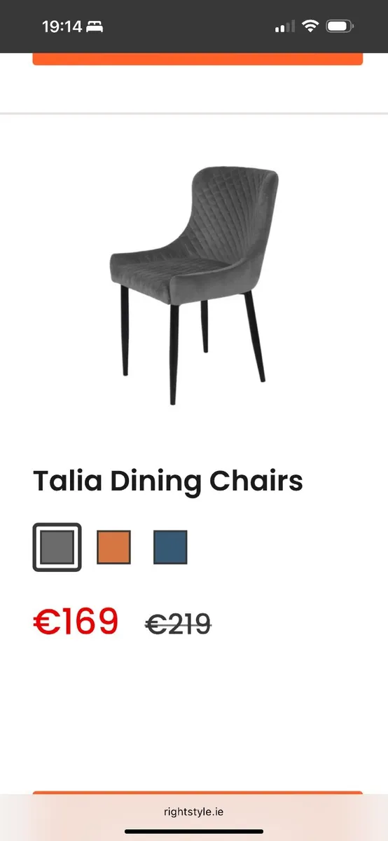 Set of 6 dining chairs - Image 1