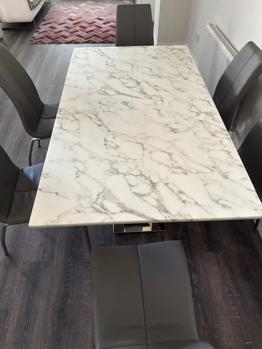 Dining Table and 6 Chairs - Image 1