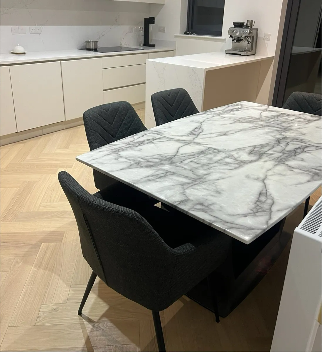 Marble top dining set - Image 2