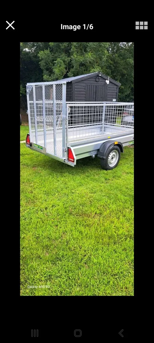 New 8 by 4 trailer with  ramp - Image 1