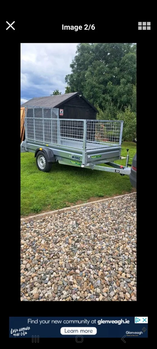 New 8 by 4 trailer with  ramp - Image 2