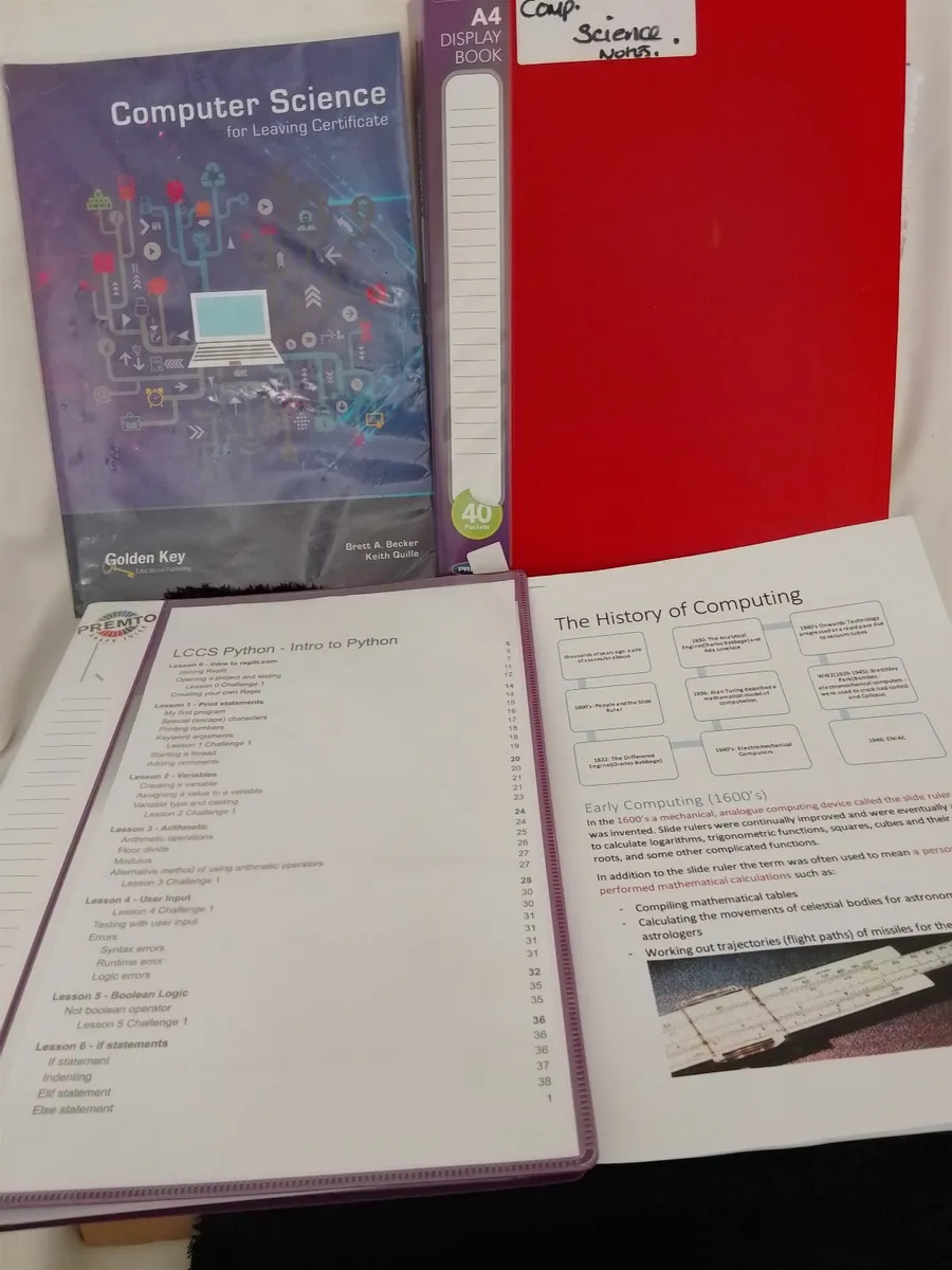 Computer Science Book and notes - Image 1
