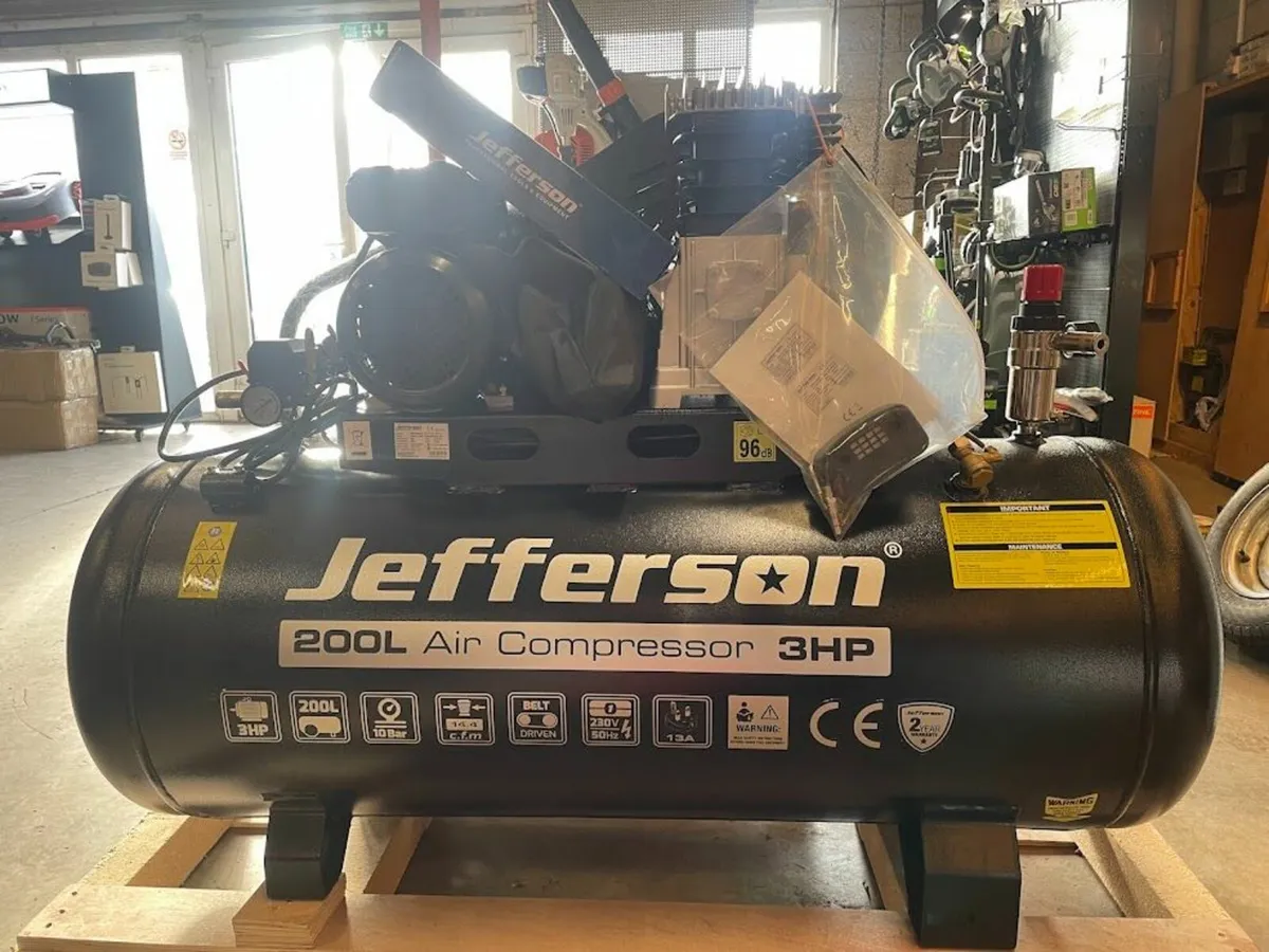 200ltr 3HP 10 BAR COMPRESSOR - Image 2