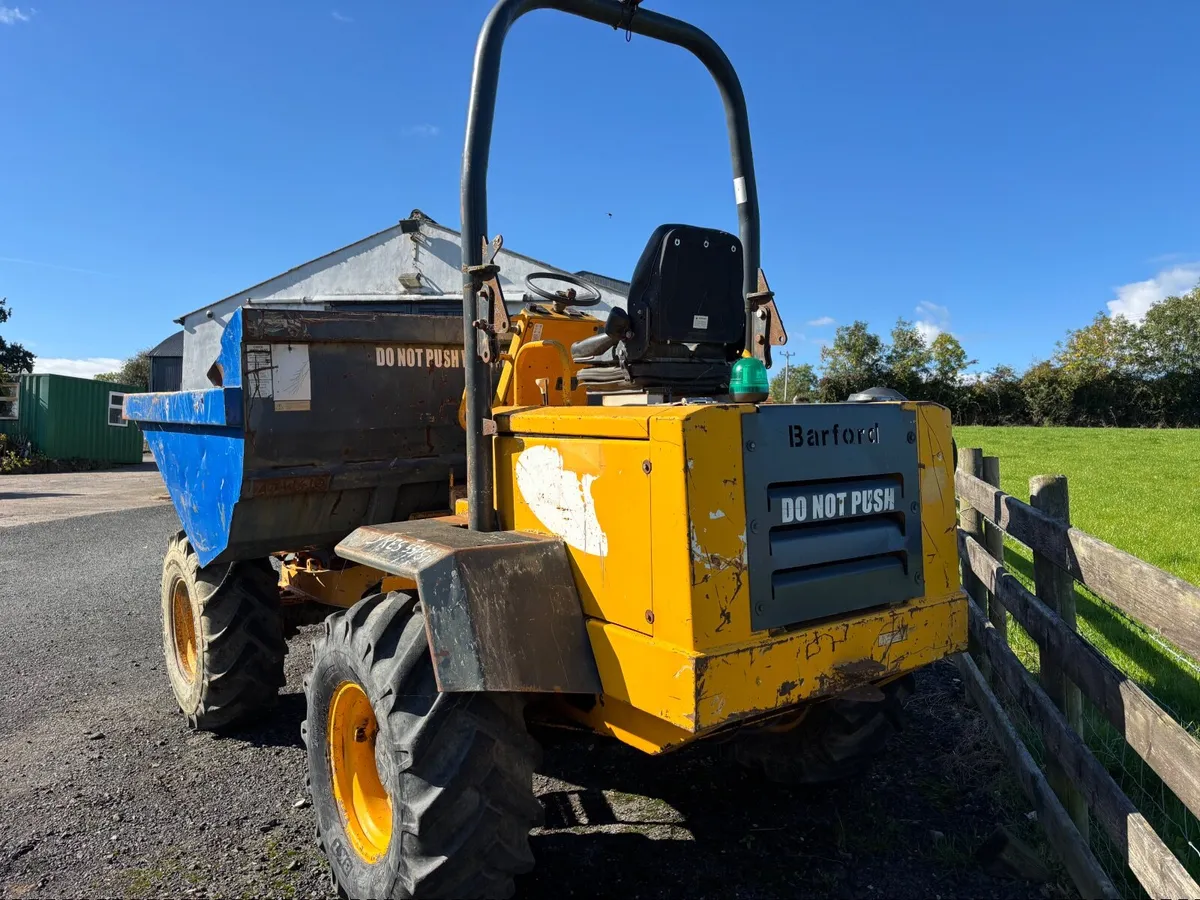 BARFORD 6,Ton straight tip Dumper - Image 3