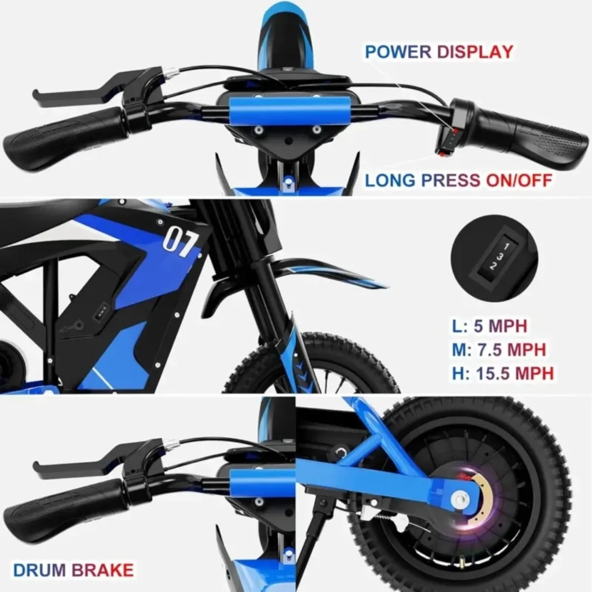 Free Delivery 36v Electric Dirt Bikes - Image 3