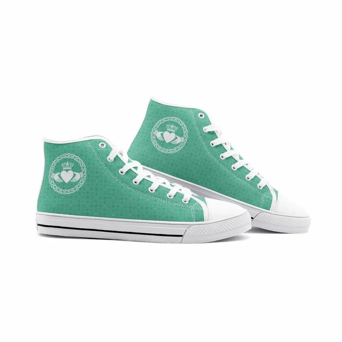 Irish Claddagh High Tops, Sizes 3-12 - Image 3