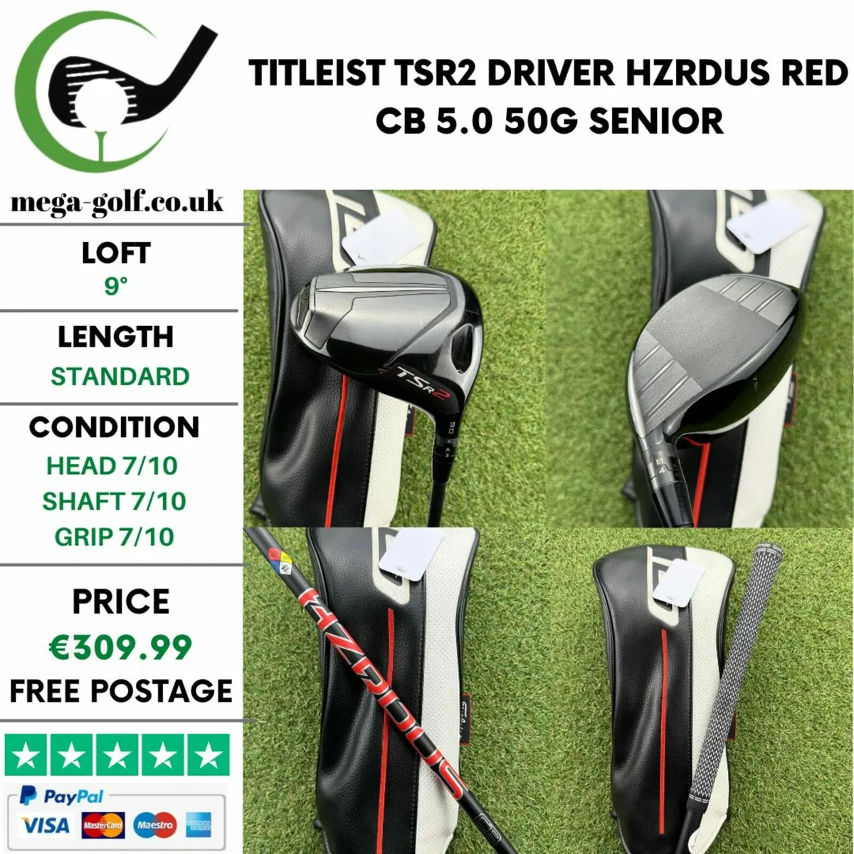 Titleist TSR2 Driver / 9° / Senior - Image 1