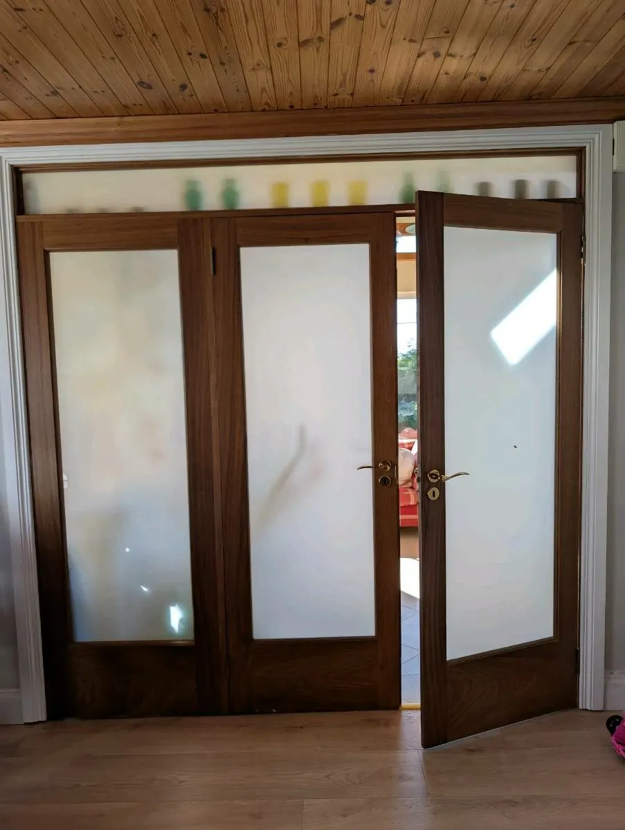Genuine, quality red teak doors - Image 2