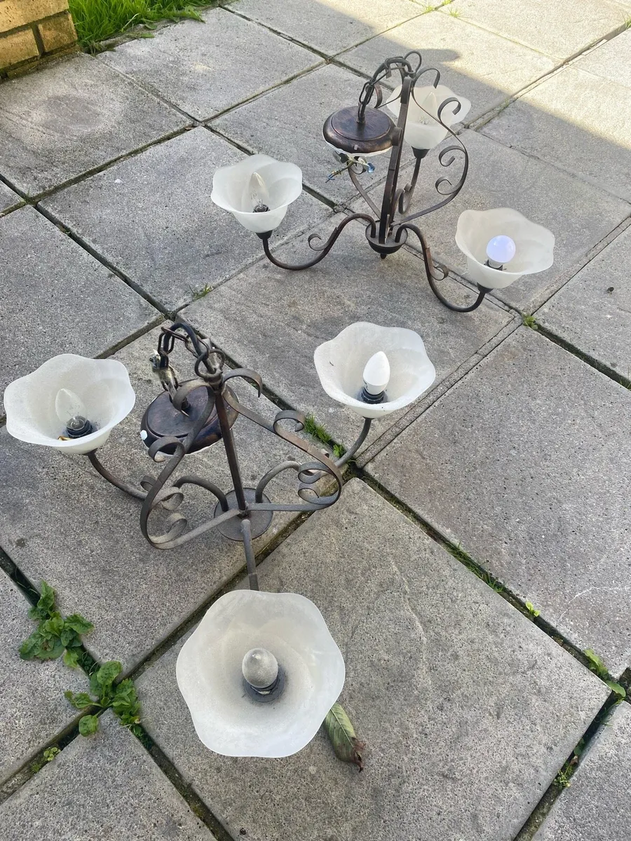 2 ceiling Light fittings - Image 2