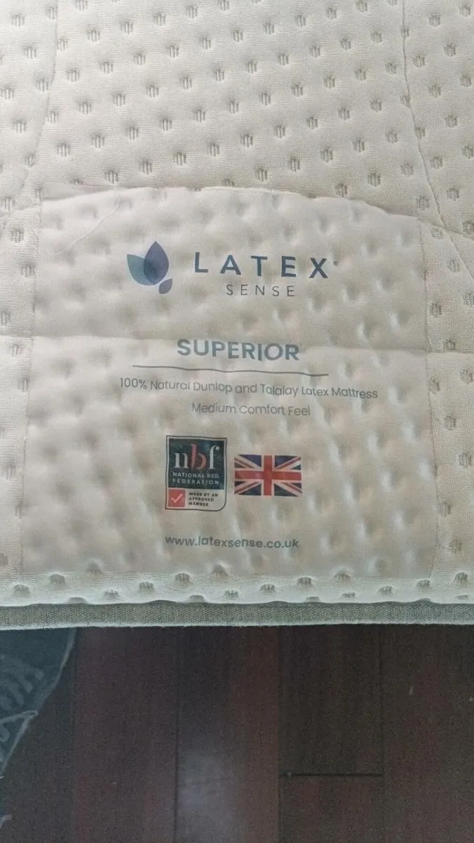 Latex Sense Superior Latex Mattress and Bed - Image 1