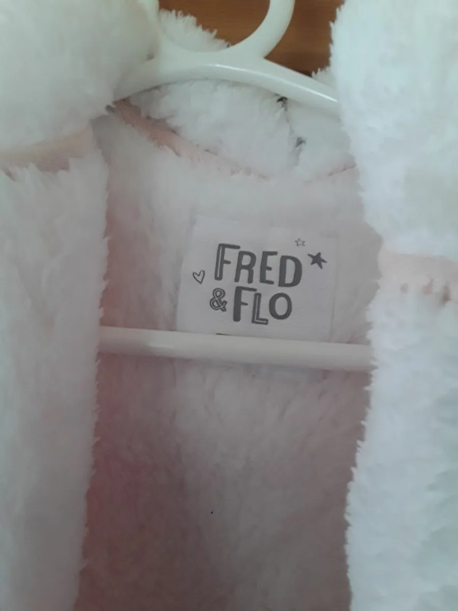 Brand new baby girl dressing gown three to six mon - Image 3
