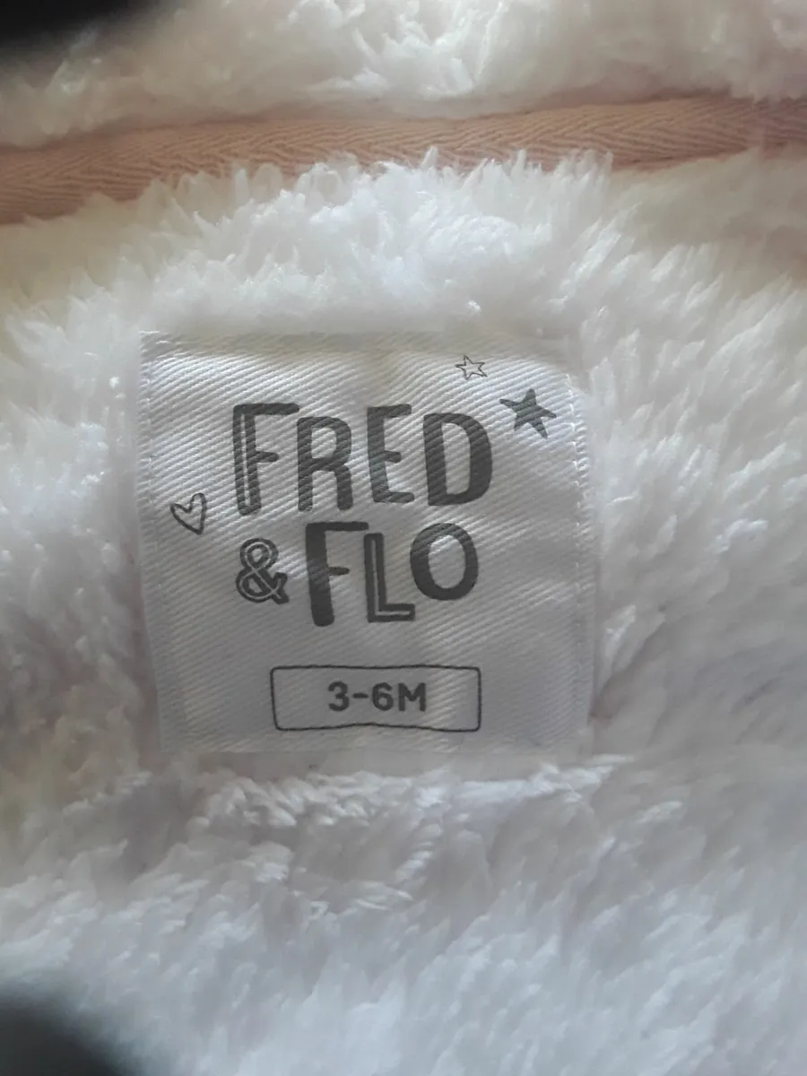 Brand new baby girl dressing gown three to six mon - Image 4