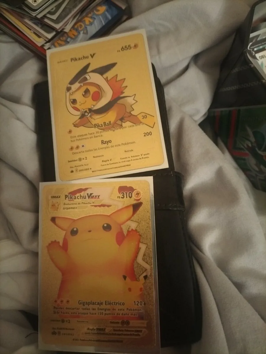 GOLD FOIL POKEMON CARDS SPANISH - Image 2