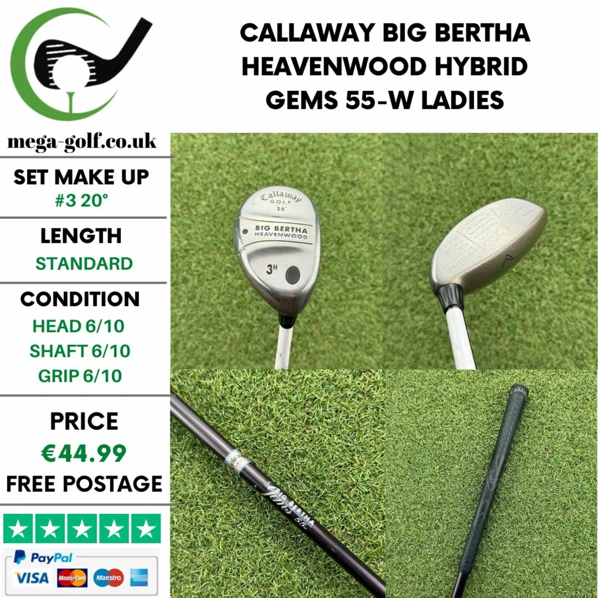 Callaway Big Bertha Heavenwood Hybrid / #3 20° - Image 1