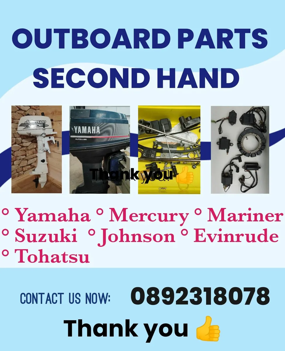 OUTBOARD PARTS - SECOND HAND, BOAT ENGINE SPARES, - Image 1