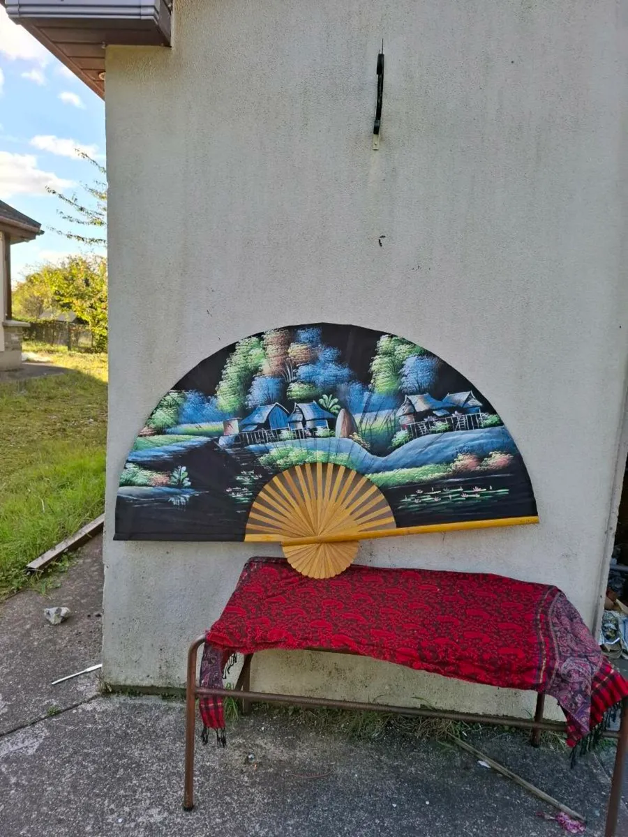 Giant decorative fan