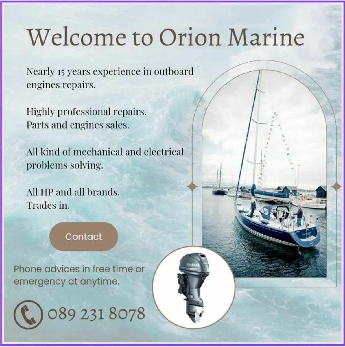 OUTBOARD PARTS - SECOND HAND, BOAT ENGINE SPARES, - Image 2