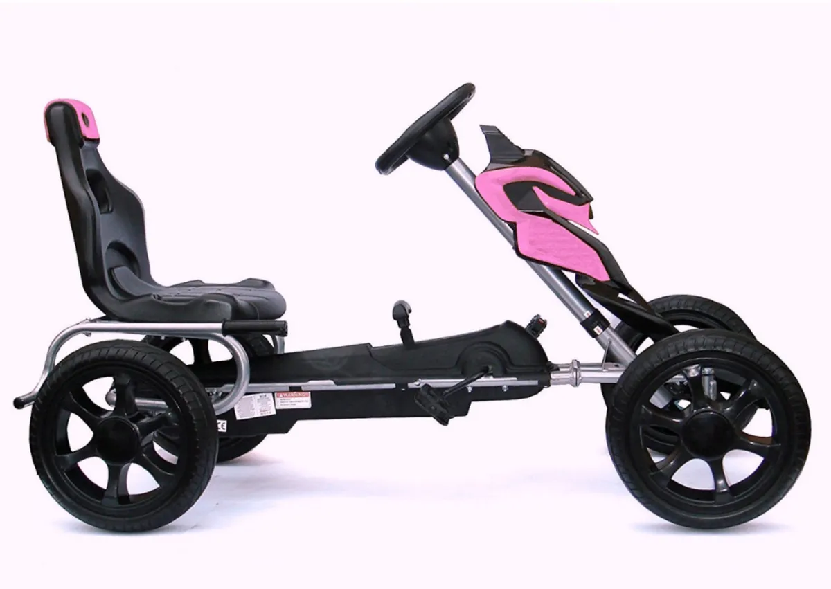 Free Delivery - Kids go kart Pink - Image 2