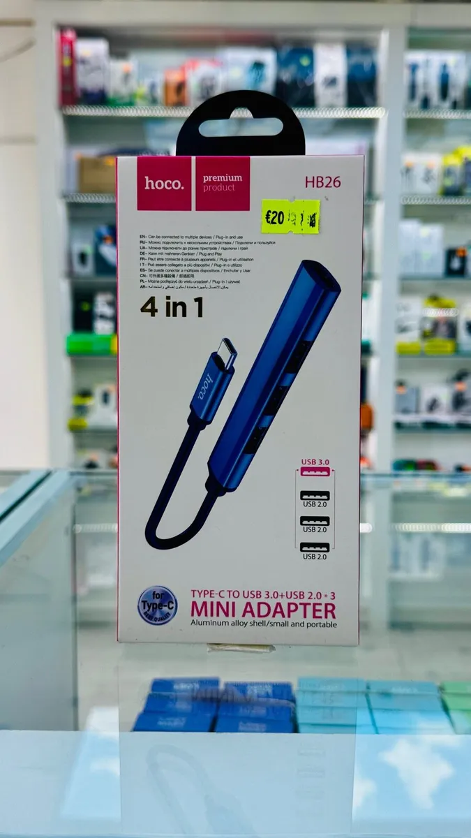 4 in 1 Type C to USB HuB