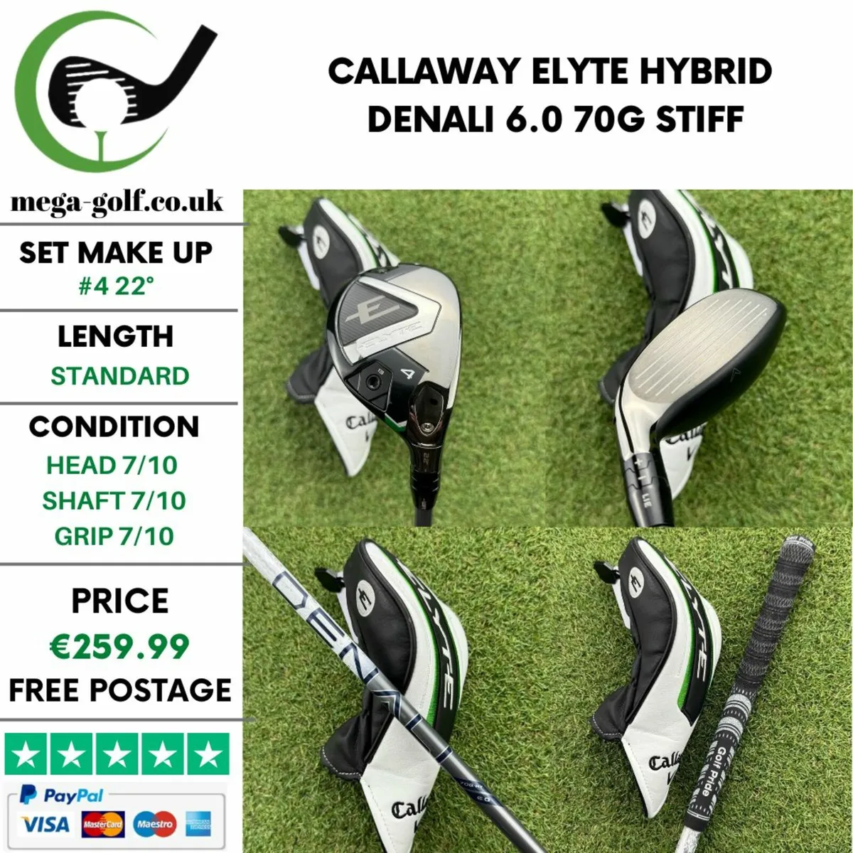 Callaway Elyte Hybrid / #4 22° / Stiff - Image 1