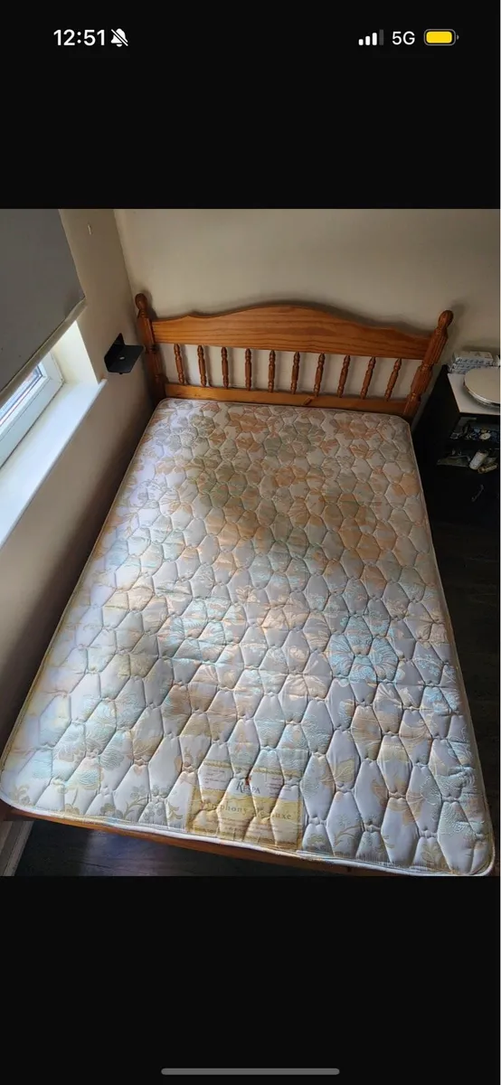 Wooden Bed (Mattress Optional) - Image 1