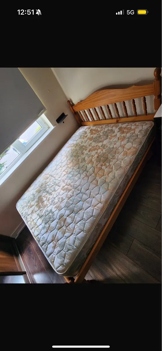 Wooden Bed (Mattress Optional) - Image 2