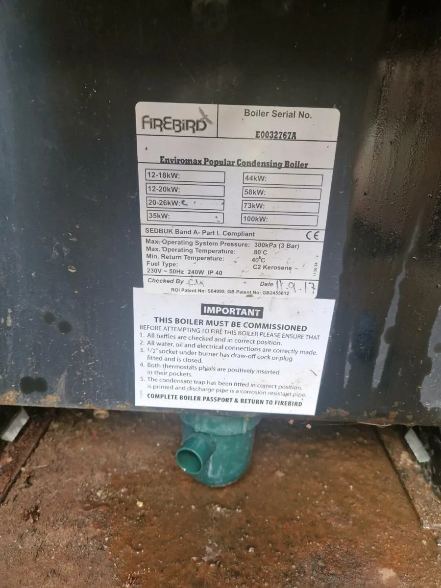 Firebird condensing boiler - Image 2