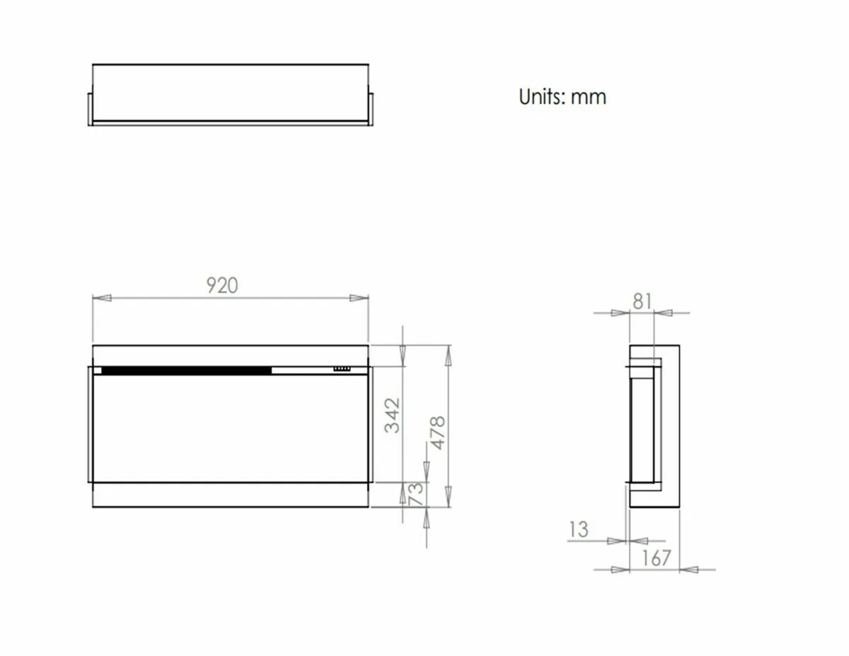 New Ex-Stock Infinity 980e iRange Slimline Fire - Image 2