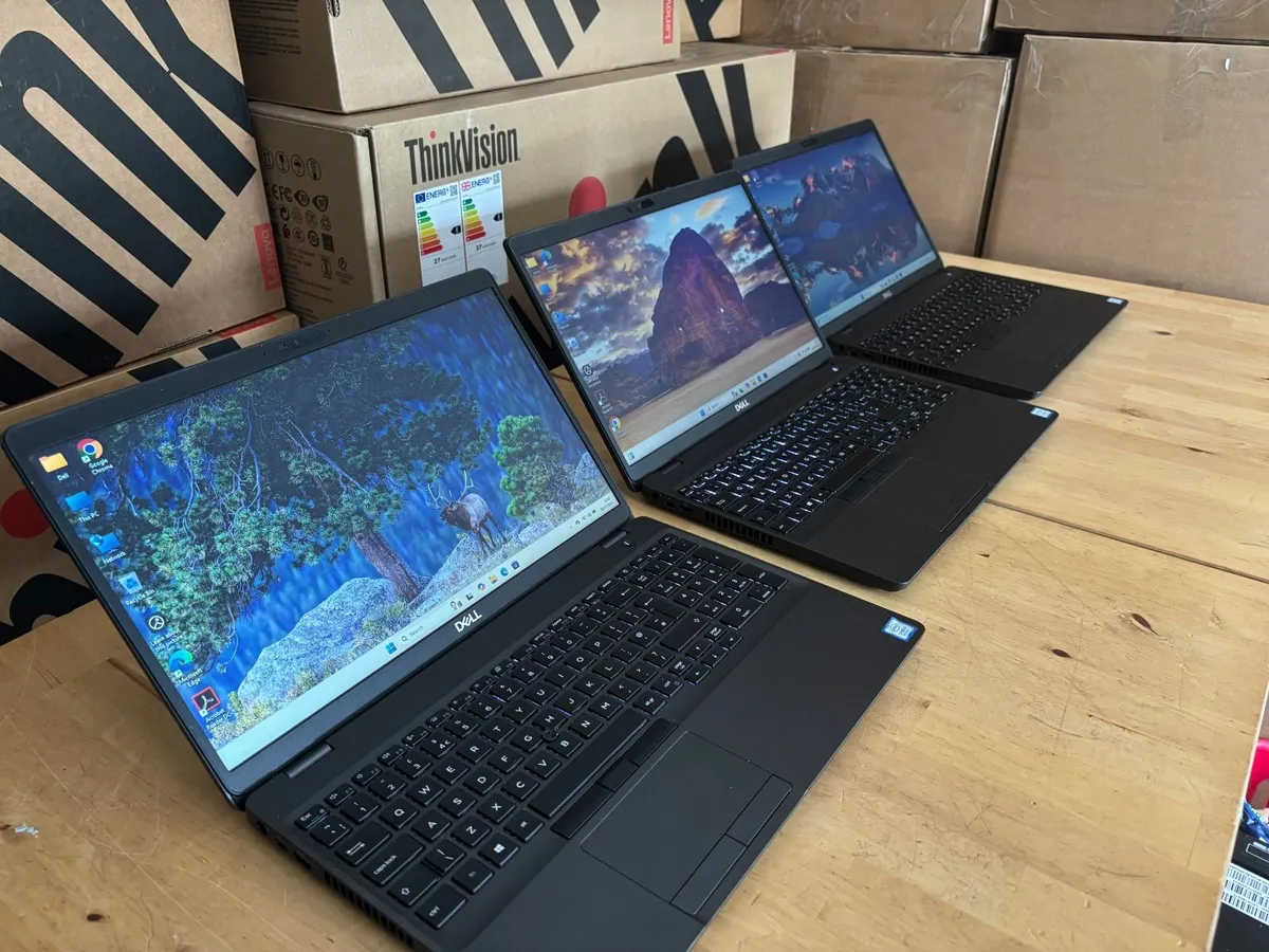 Dell Latitude 15.6" Laptops-i5-16Gb-Windows 11 Pro - Image 1