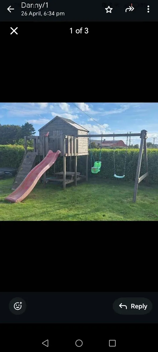 Tree House swing set - Image 1