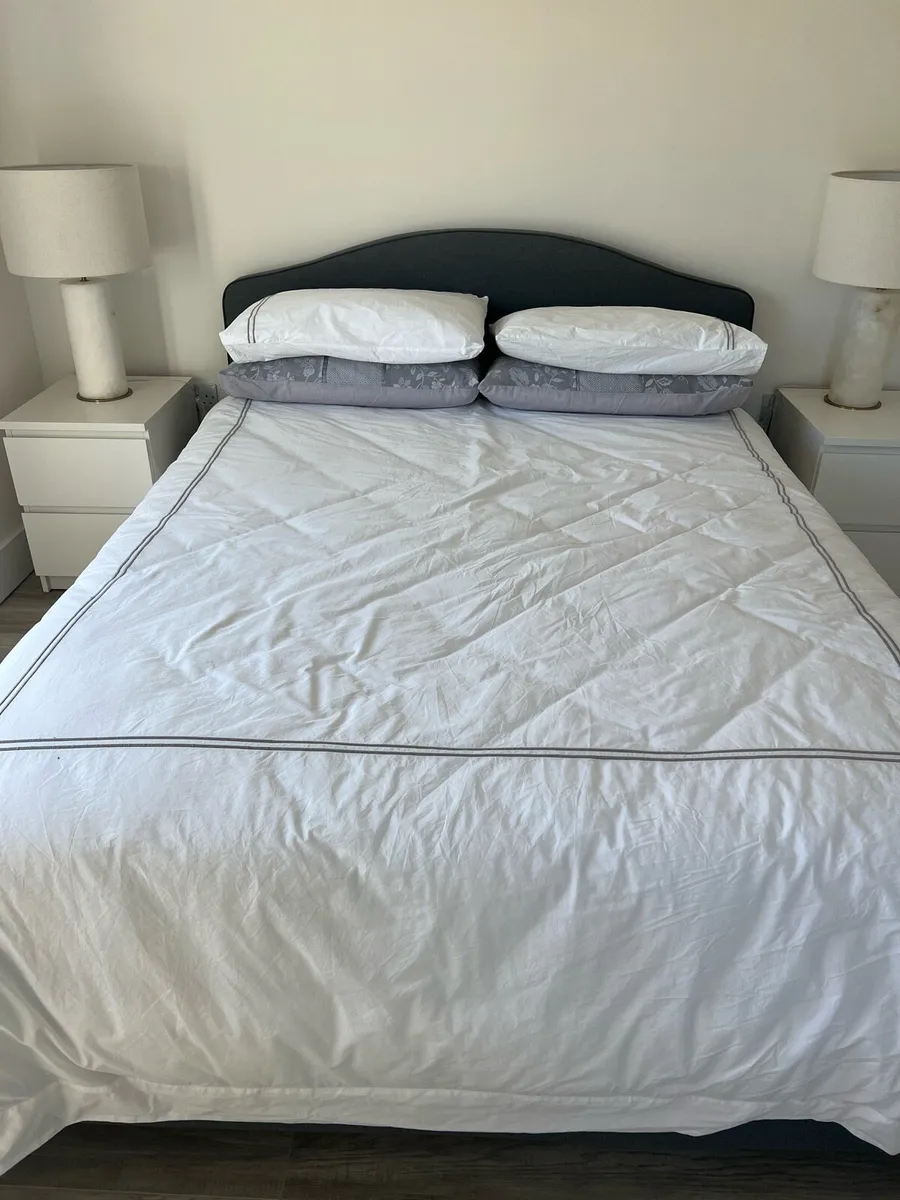 King size Bed & Mattress - Image 1