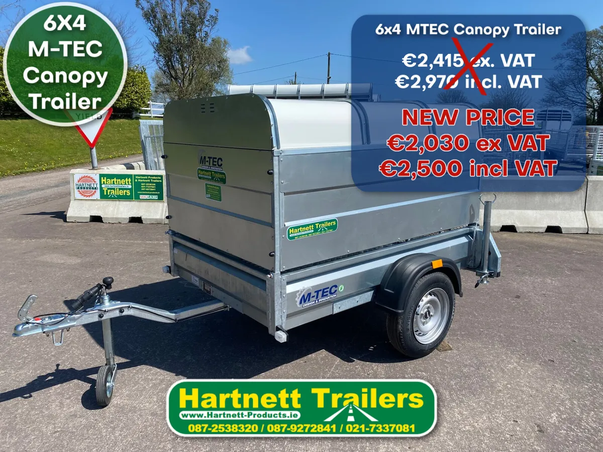 6x4 Livestock Trailer Single Axle for Sale - Image 1