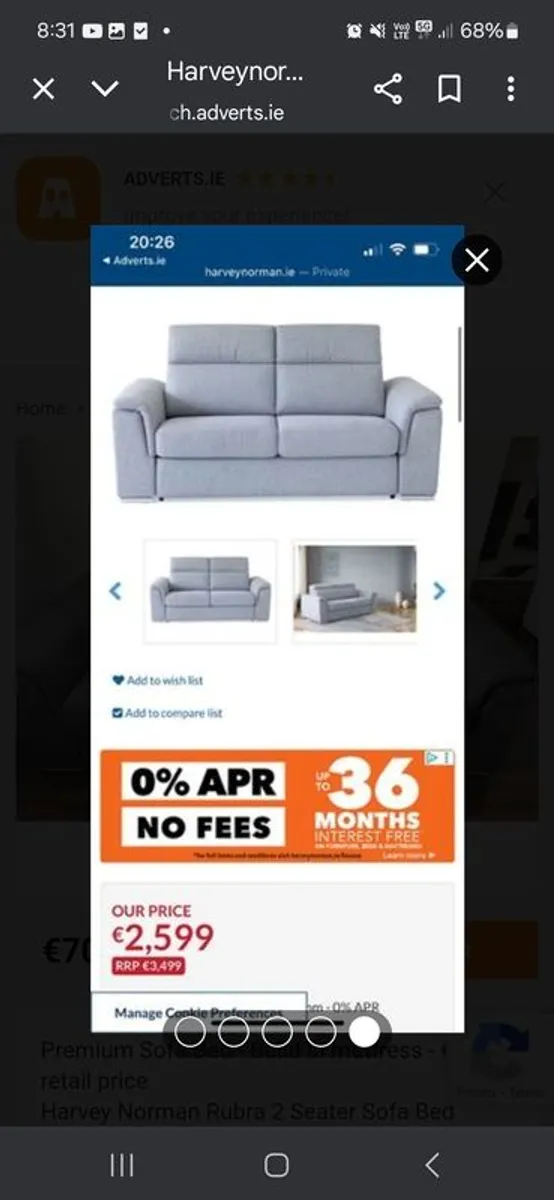 Sofa bed - Image 4