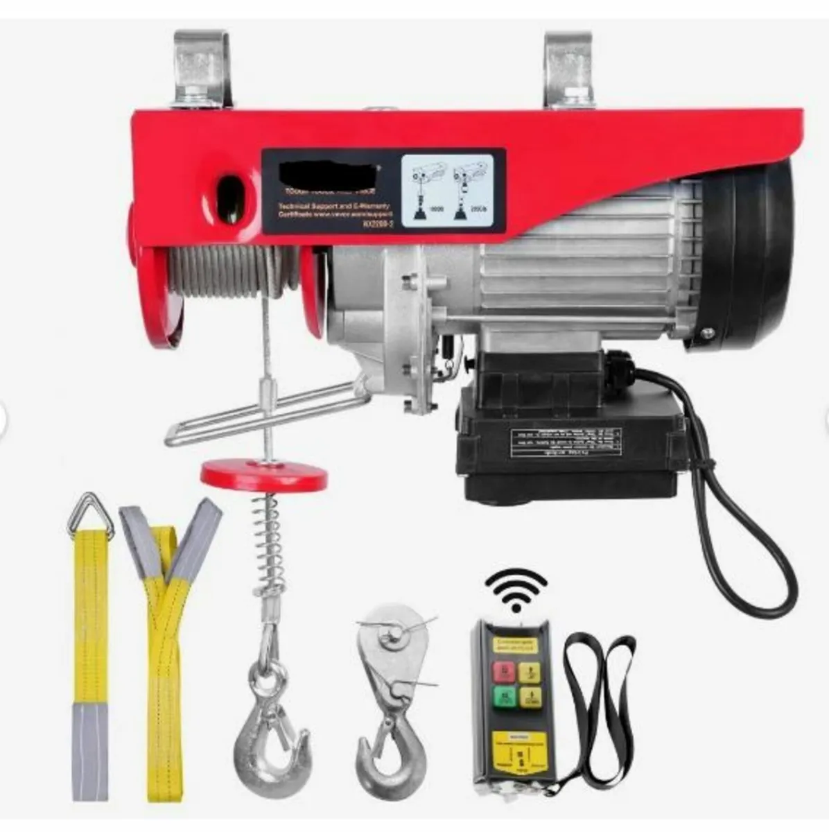 Electric Hoist, 998 kg Lifting Capacity, 1600W - Image 4